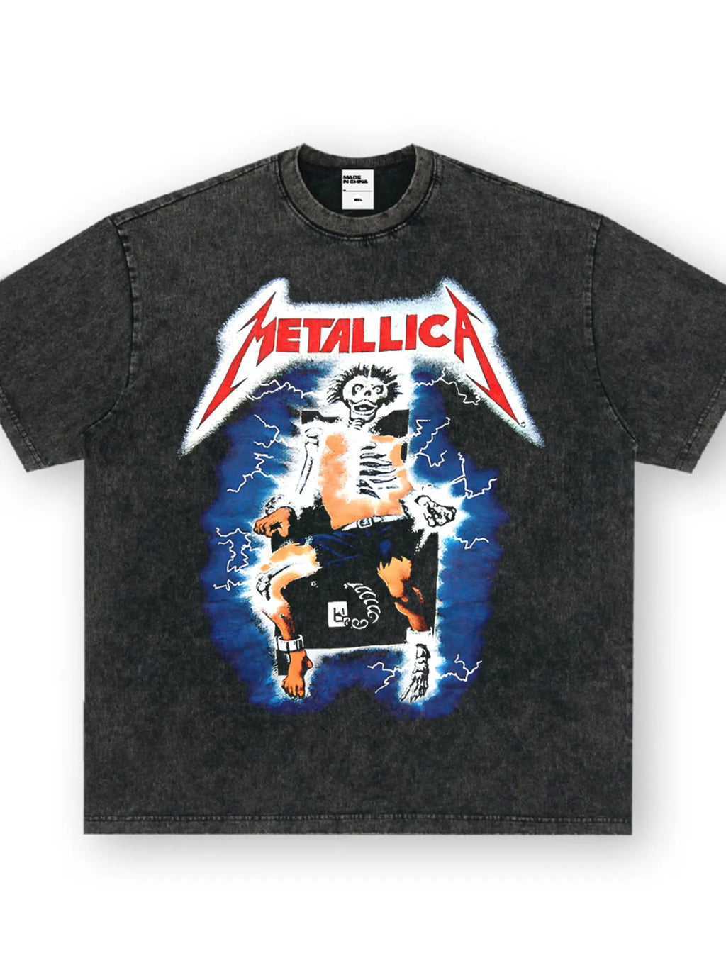 Men's Metallica Graphic Oversized T-Shirt