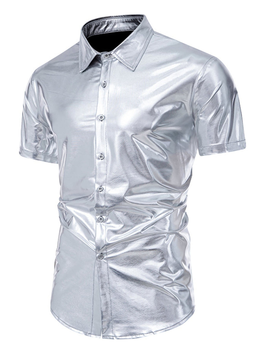 Men's Button Up Short Sleeve Shirt