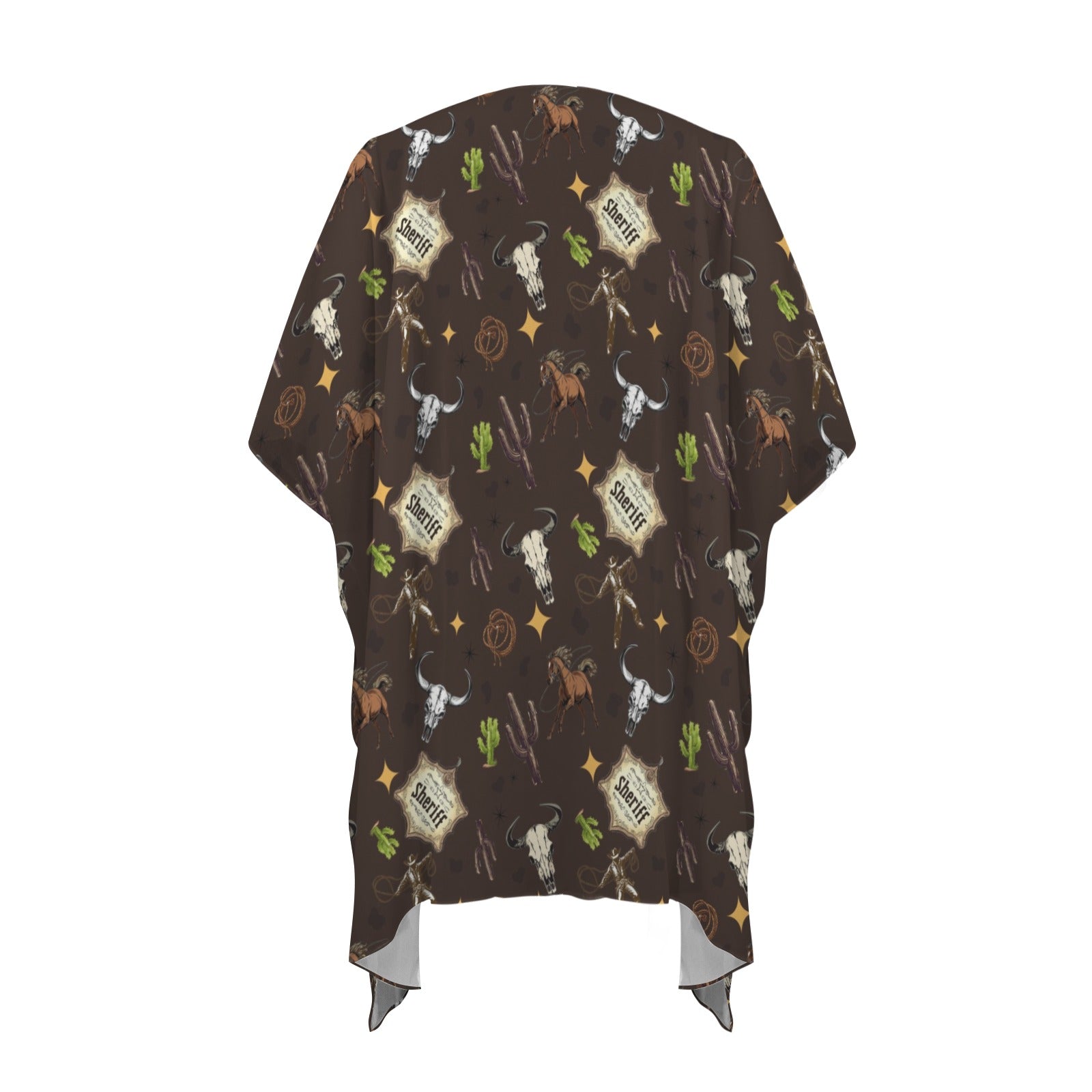 Baha Ranch Western Kimono Duster Coverup