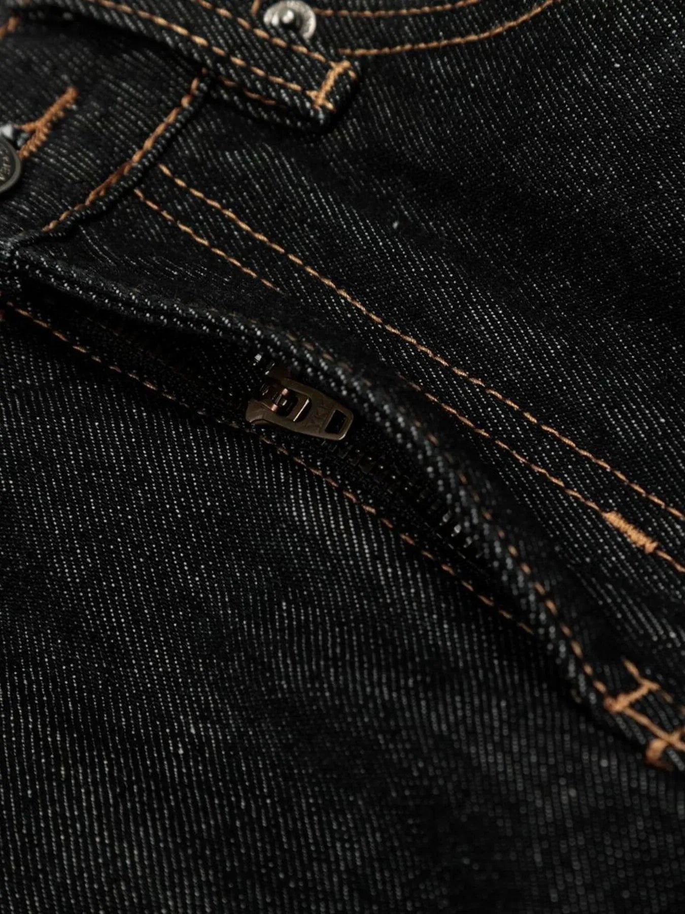 Men's Baggy Denim Shorts with Cuffed Hem