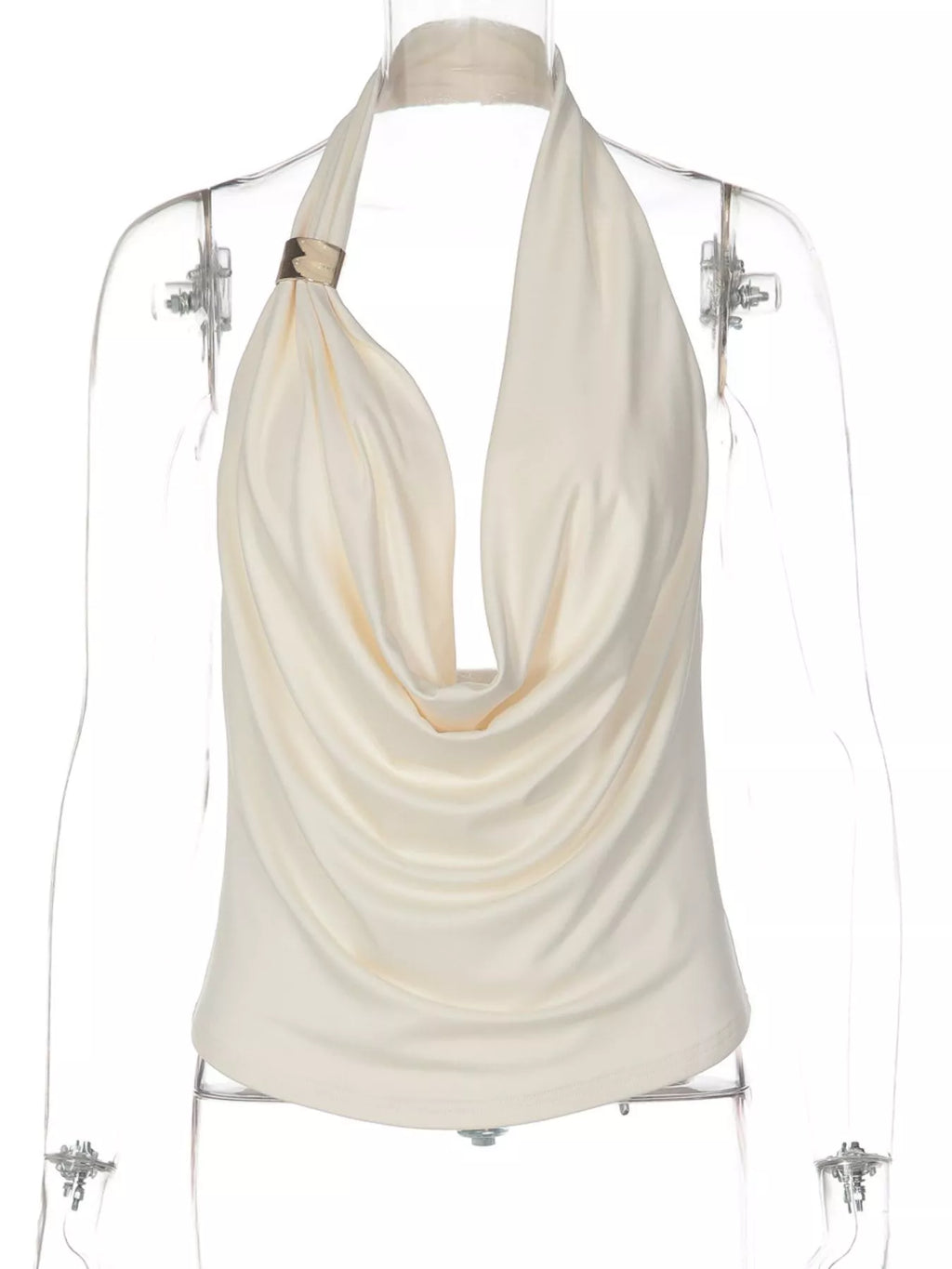 Halter Neck Ruched Tank