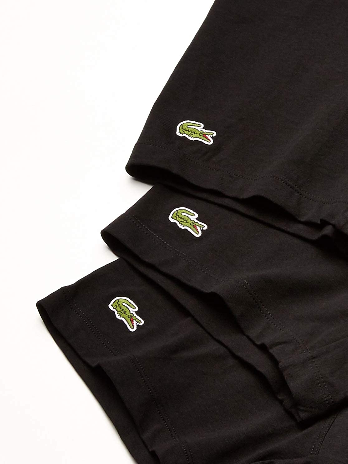 Lacoste Underwear Men's 3-Pack Classic Cotton Stretch Boxer Briefs