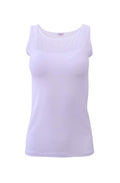 EGI Luxury Modal Women's Tulle Tank Top. Proudly Made in Italy (1305)