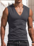 Men's Full Size V-Neck Tank Top Plus Size