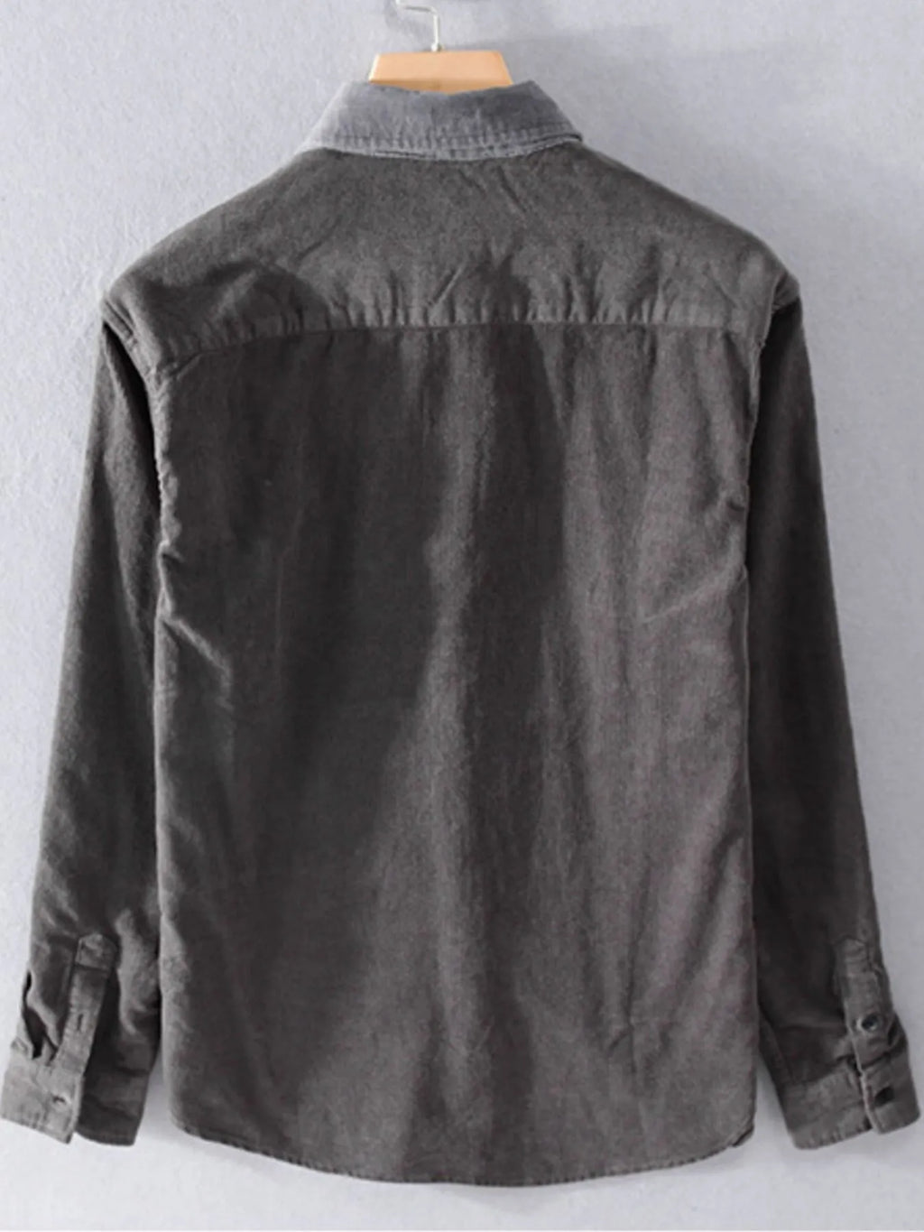 Men's Plus Size Button Up Long Sleeve Shirt