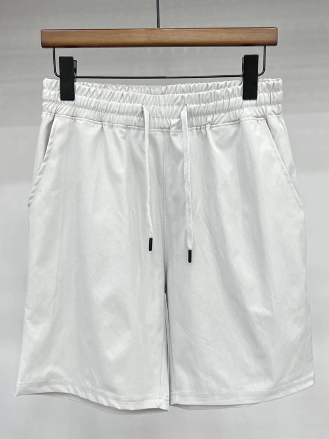 Men's Plus Size Drawstring Shorts with Pockets