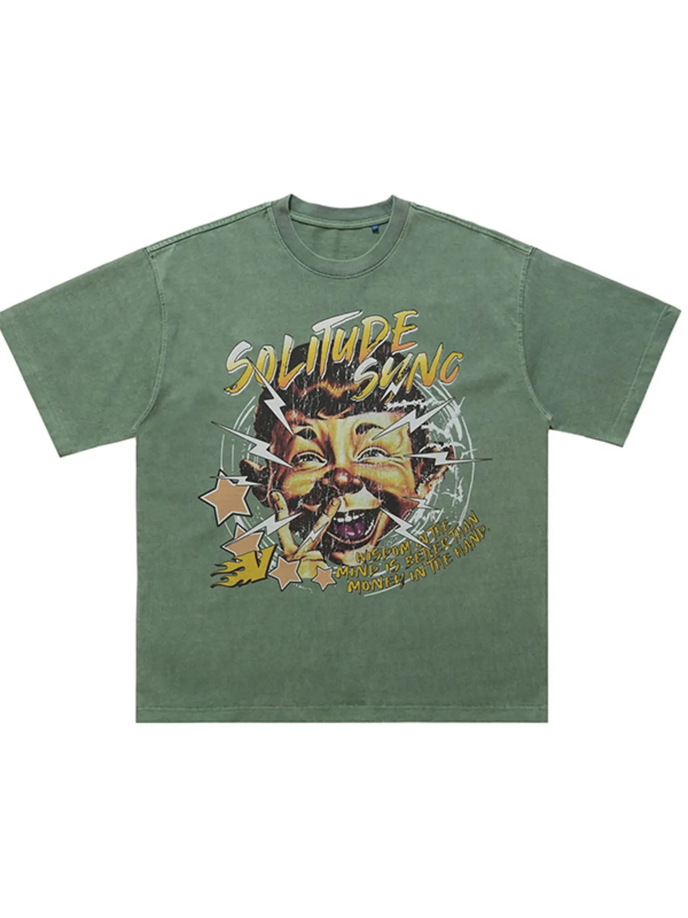 Men's Graphic Round Neck Relaxed Fit T-Shirt