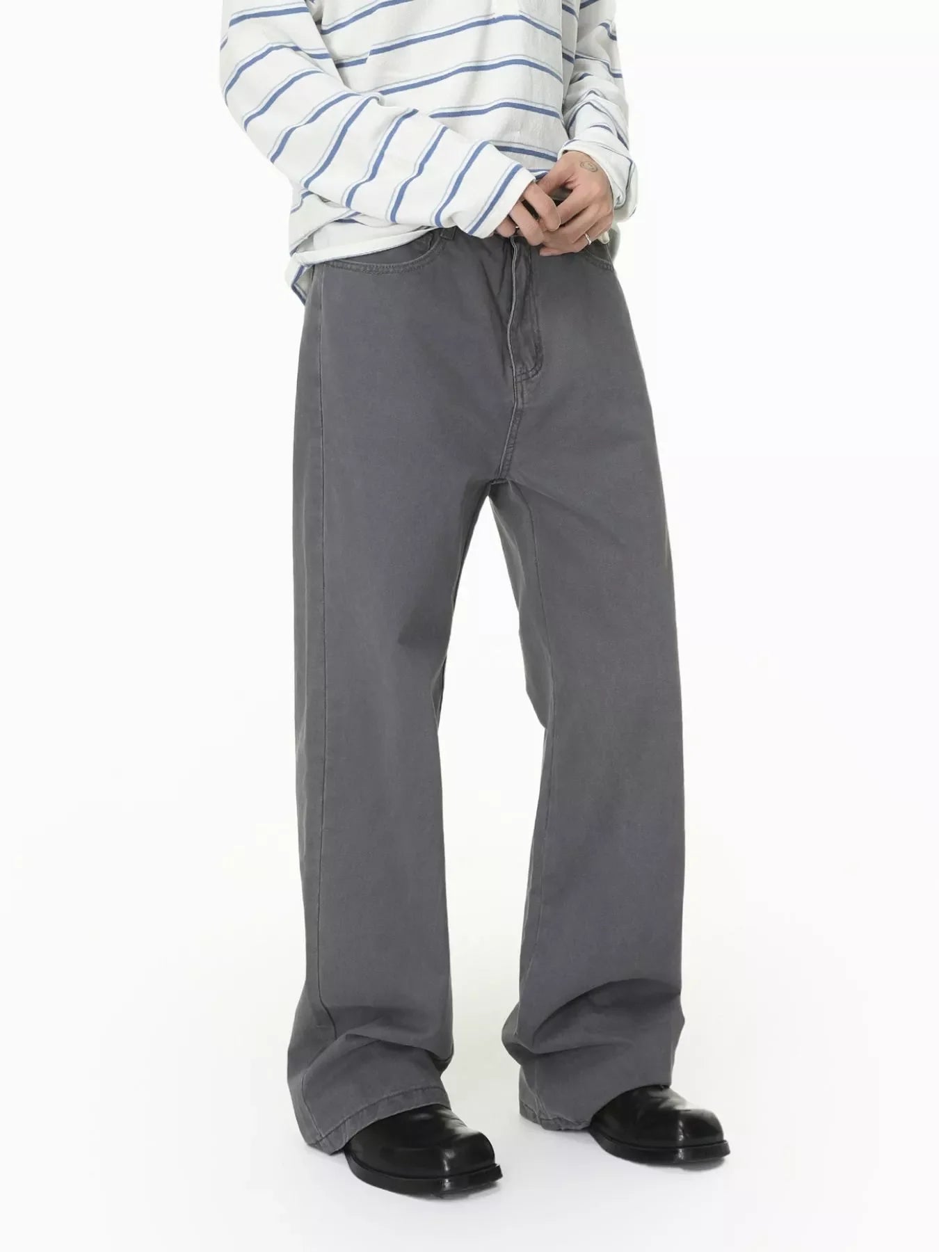 Men's Washed Loose Fit Jeans