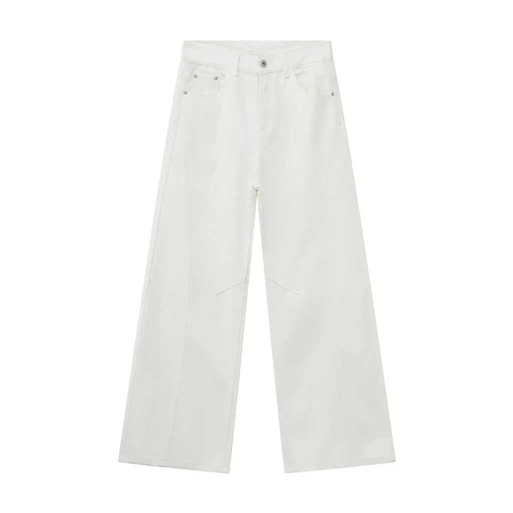 Men's Vintage Wash Wide Leg Jeans