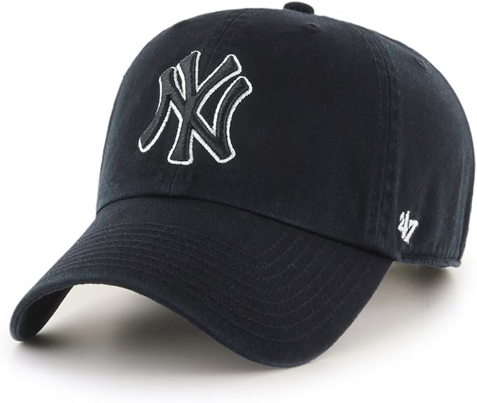 47 MLB New York Yankees Clean Up Adjustable Baseball Cap BKA