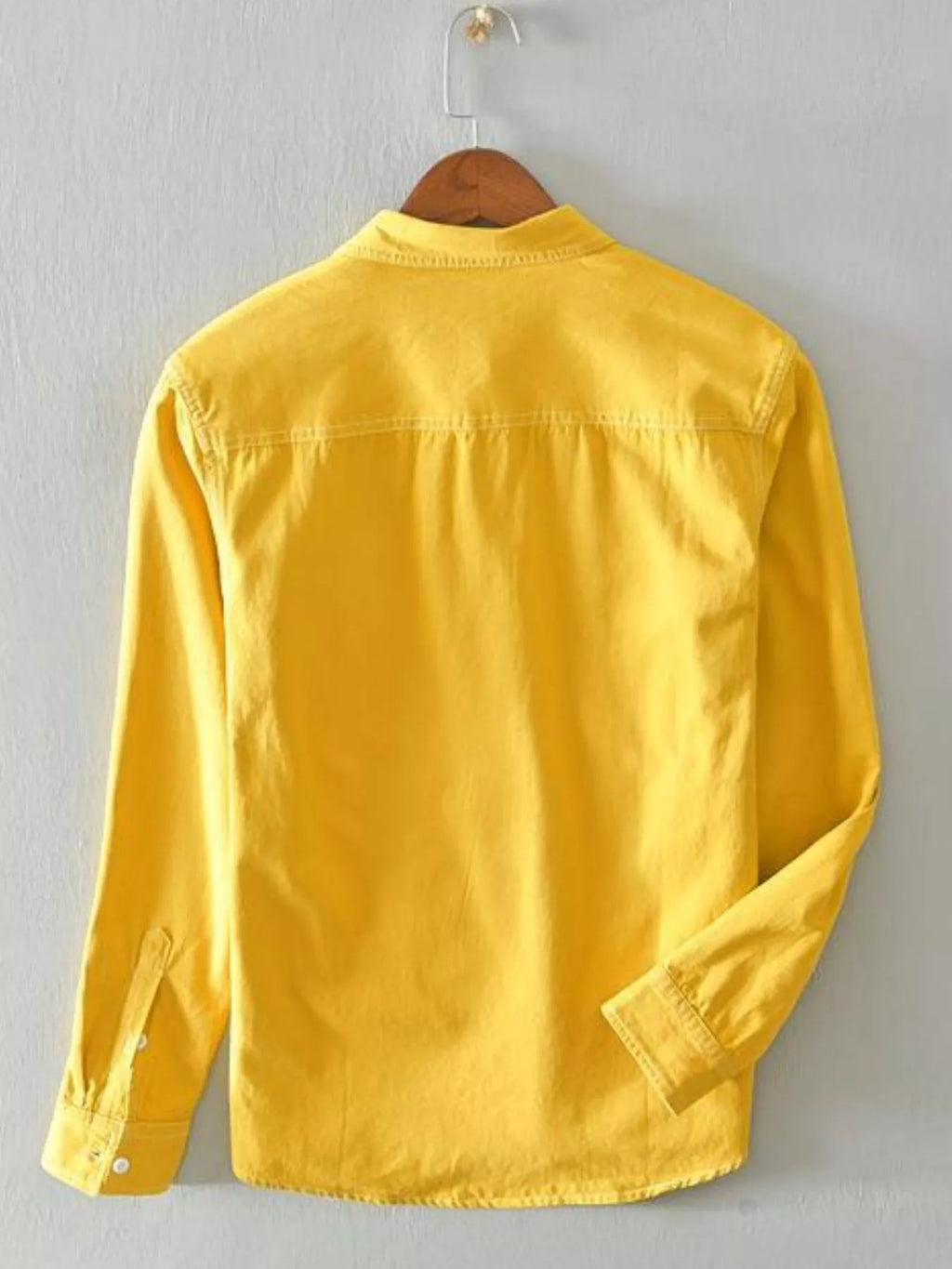 Men's Plus Size Button Up Long Sleeve Shirt