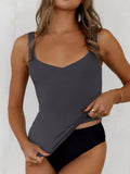 Solid Color Wide Strap Cami