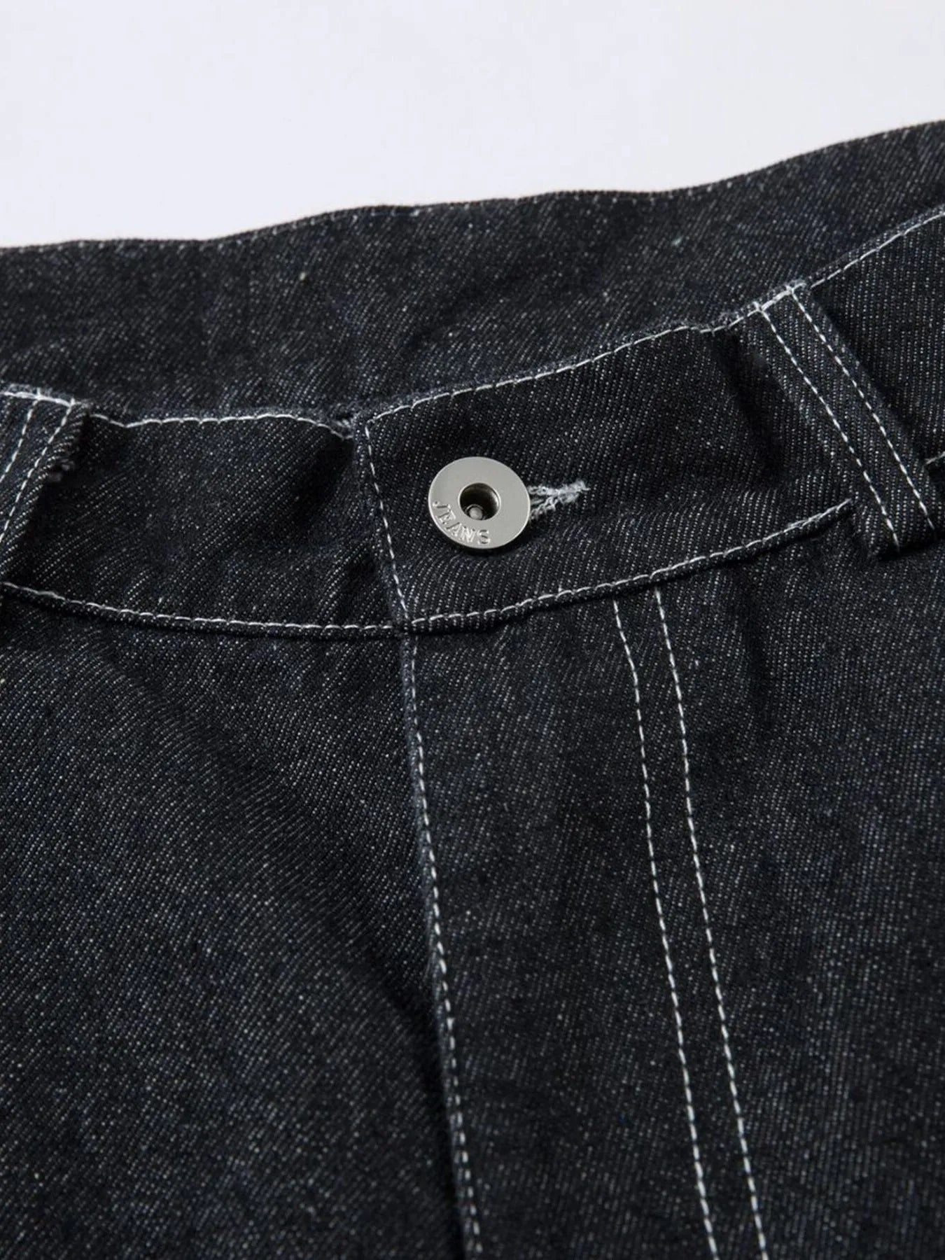 Men's Embroidered Wide Leg Baggy Jeans