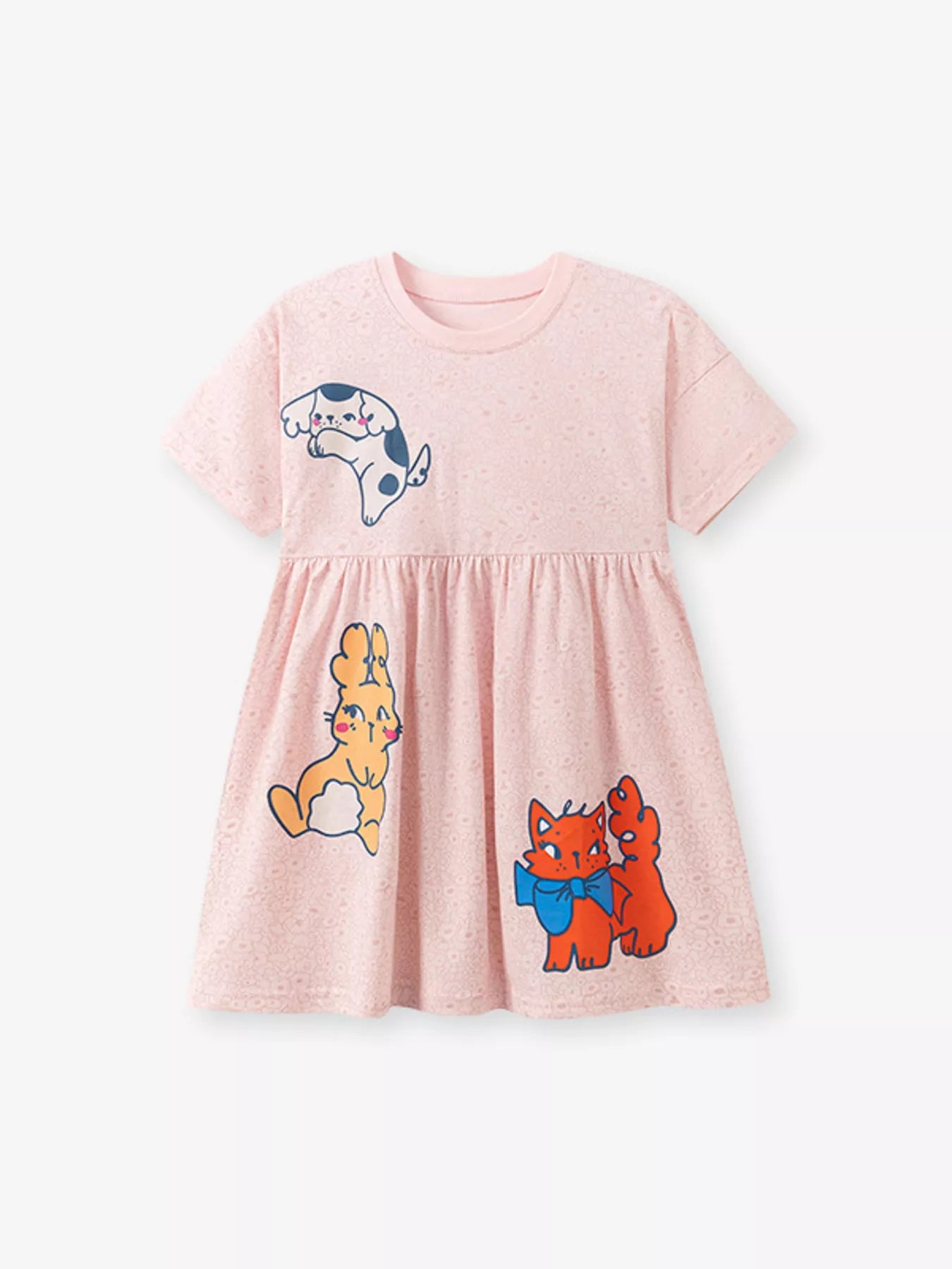 Children's Dinosaur Short Sleeve Dress