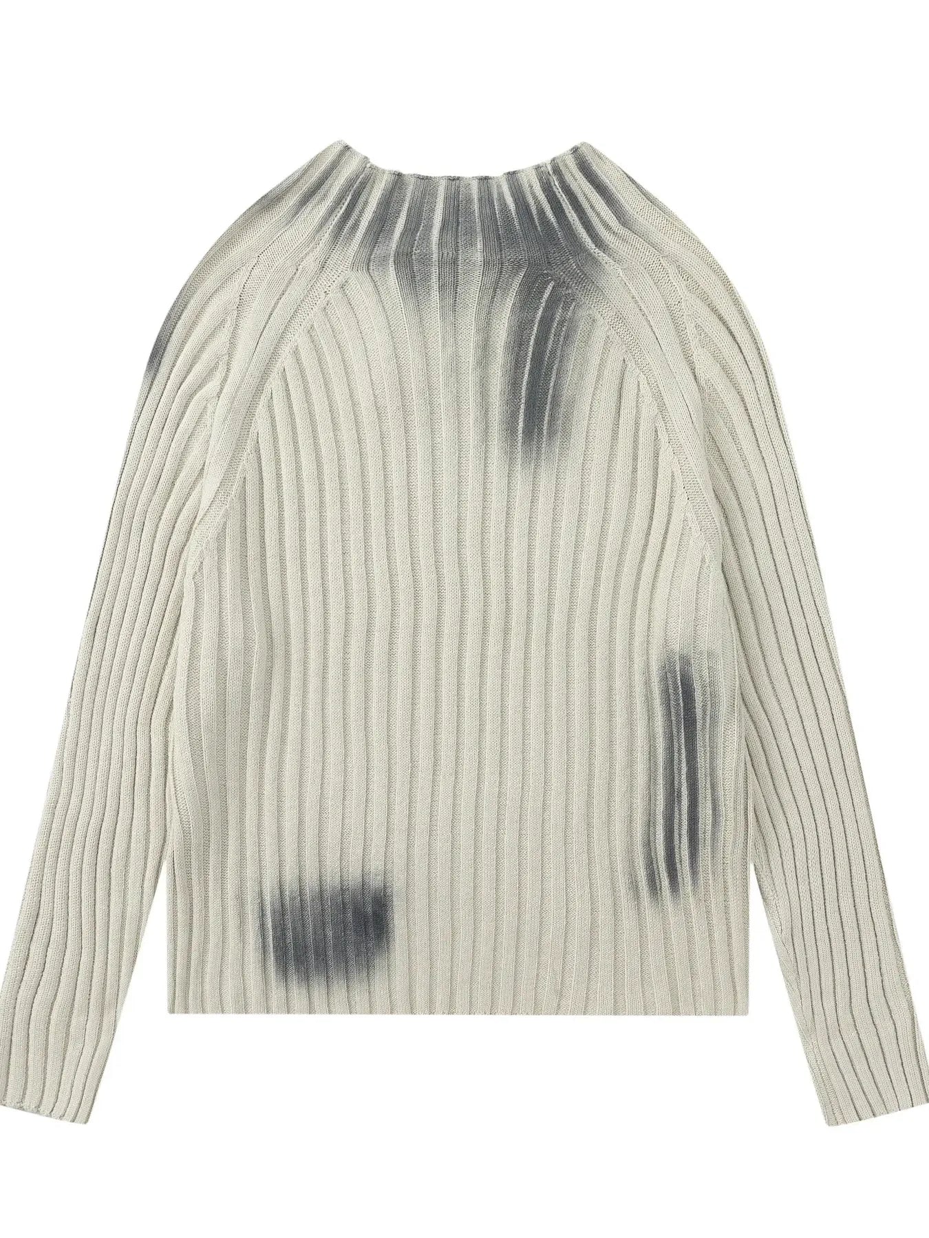 Men's Ribbed Knit Long Sleeve Sweater
