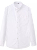 Men's Full Size Button Up Long Sleeve Shirt Plus Size