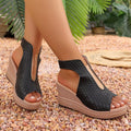 Open Toe Wedge Sandals
