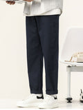 Men's Plus Size Casual Straight-Leg Pants