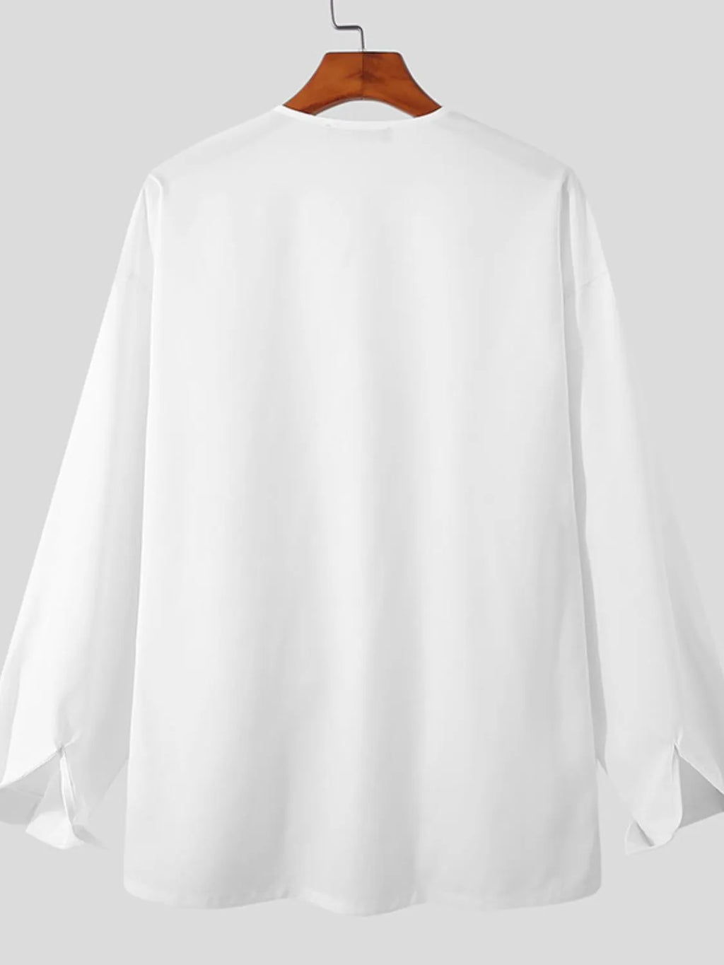 Men's Full Size Long Sleeve Casual Shirt Plus Size