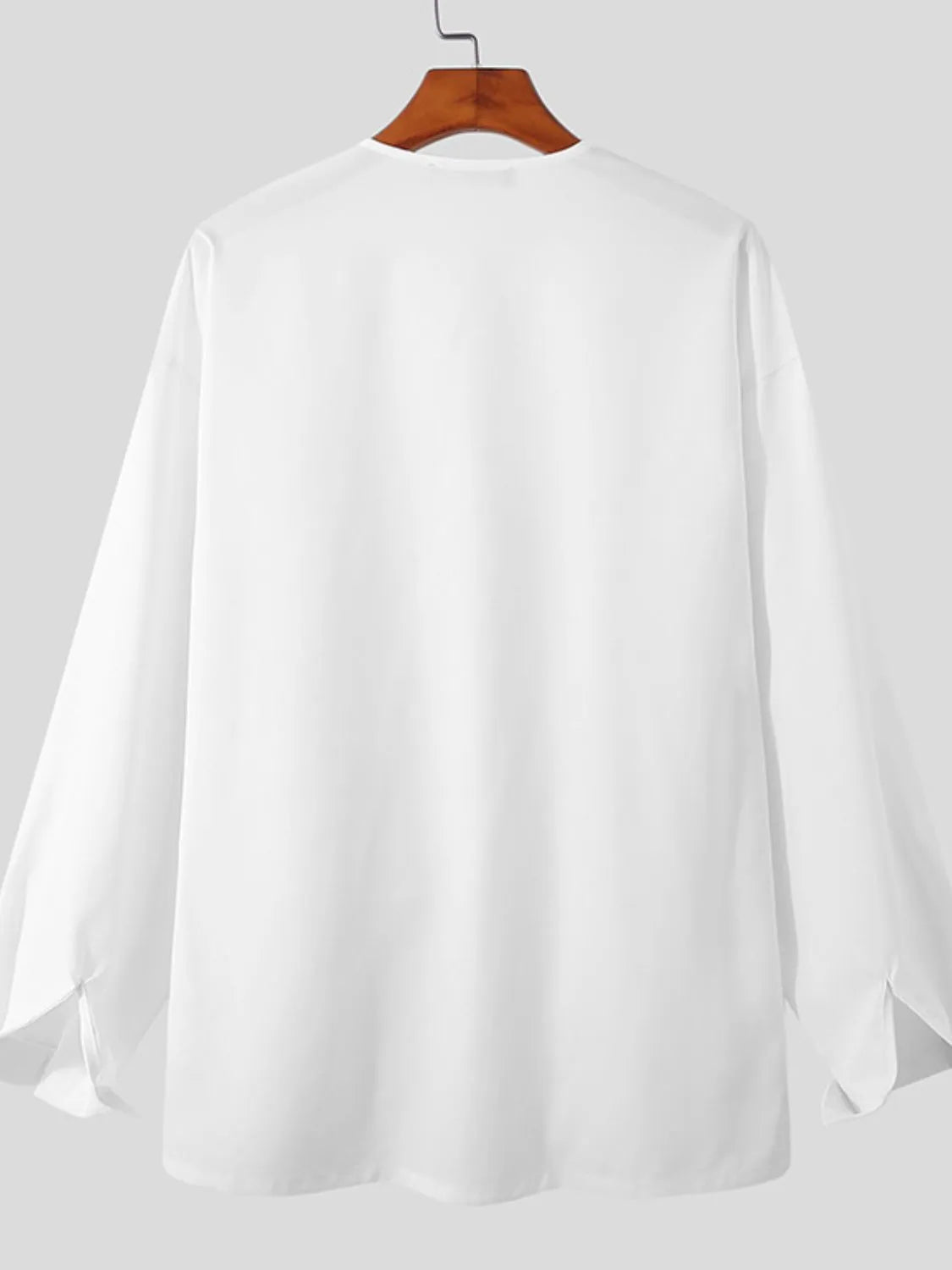 Men's Full Size Long Sleeve Casual Shirt Plus Size