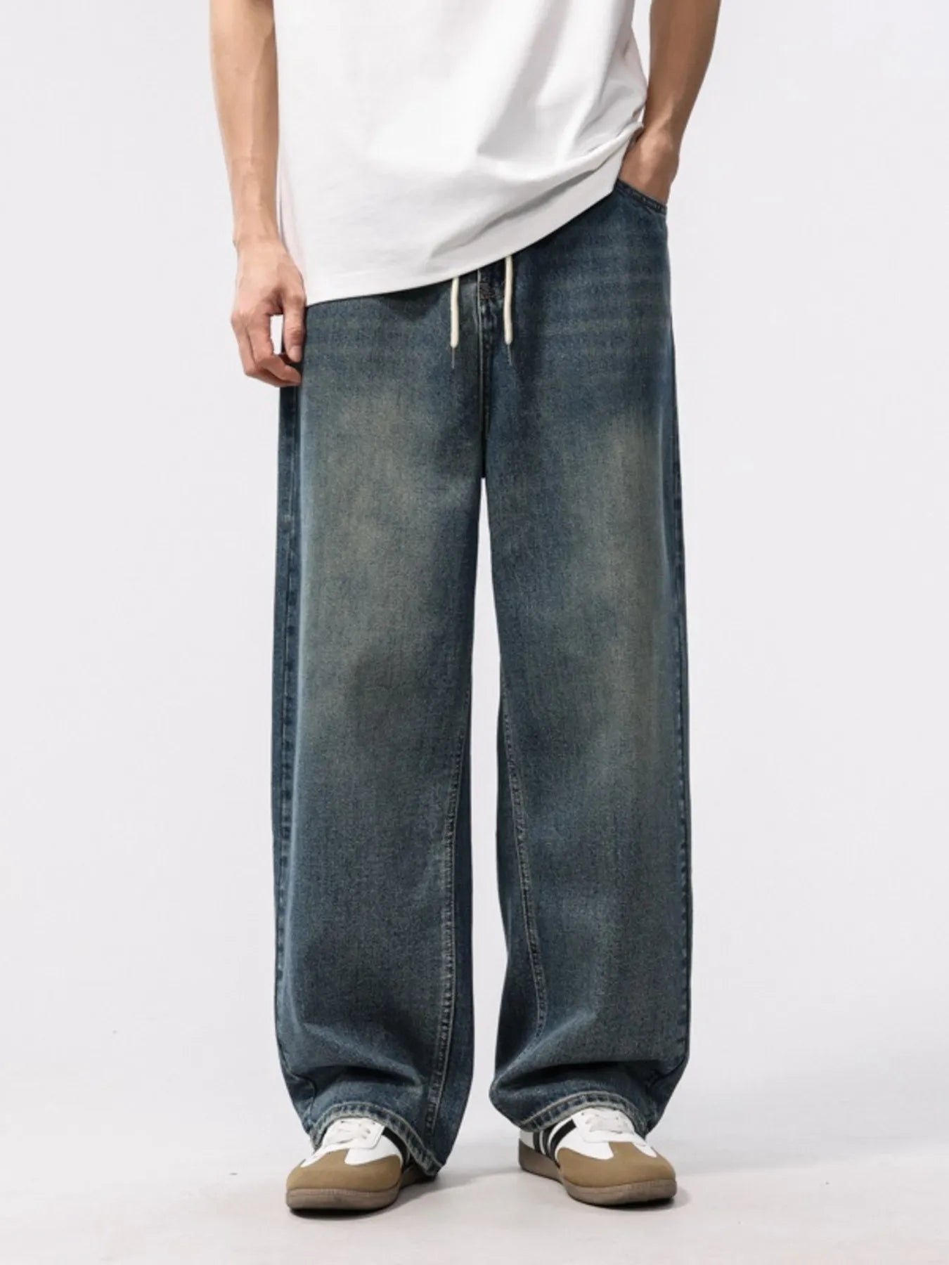 Men's Wash Relaxed Fit Jeans