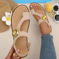 Toe Loop Flats Sandals