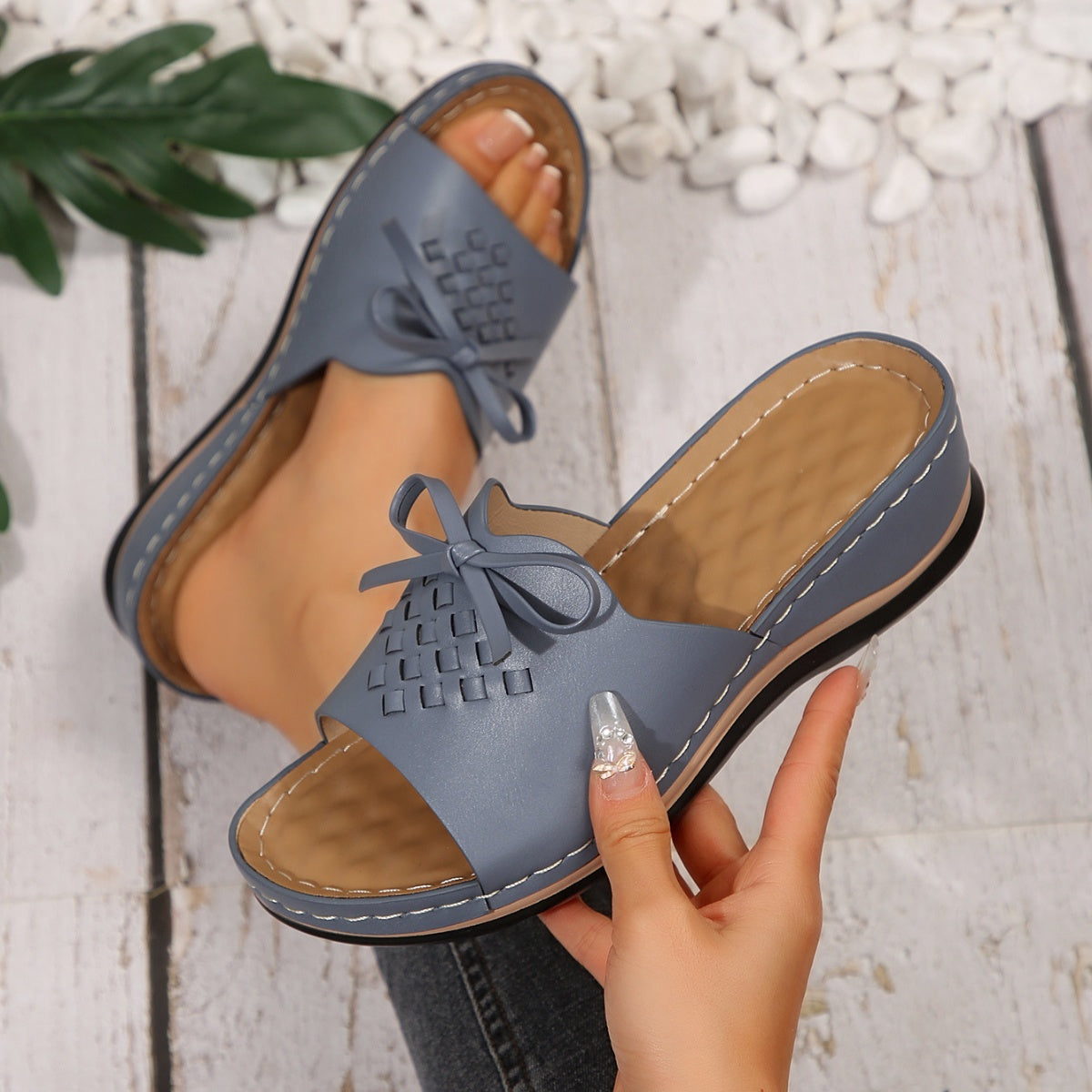 Open Toe Wedge Sandals