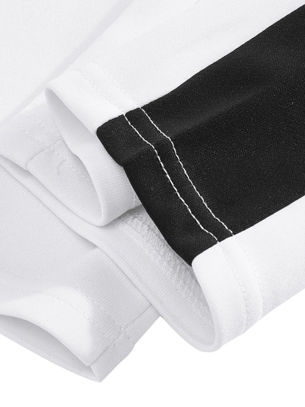 Men's Full Size Side Stripe Wide Leg Pants Plus Size