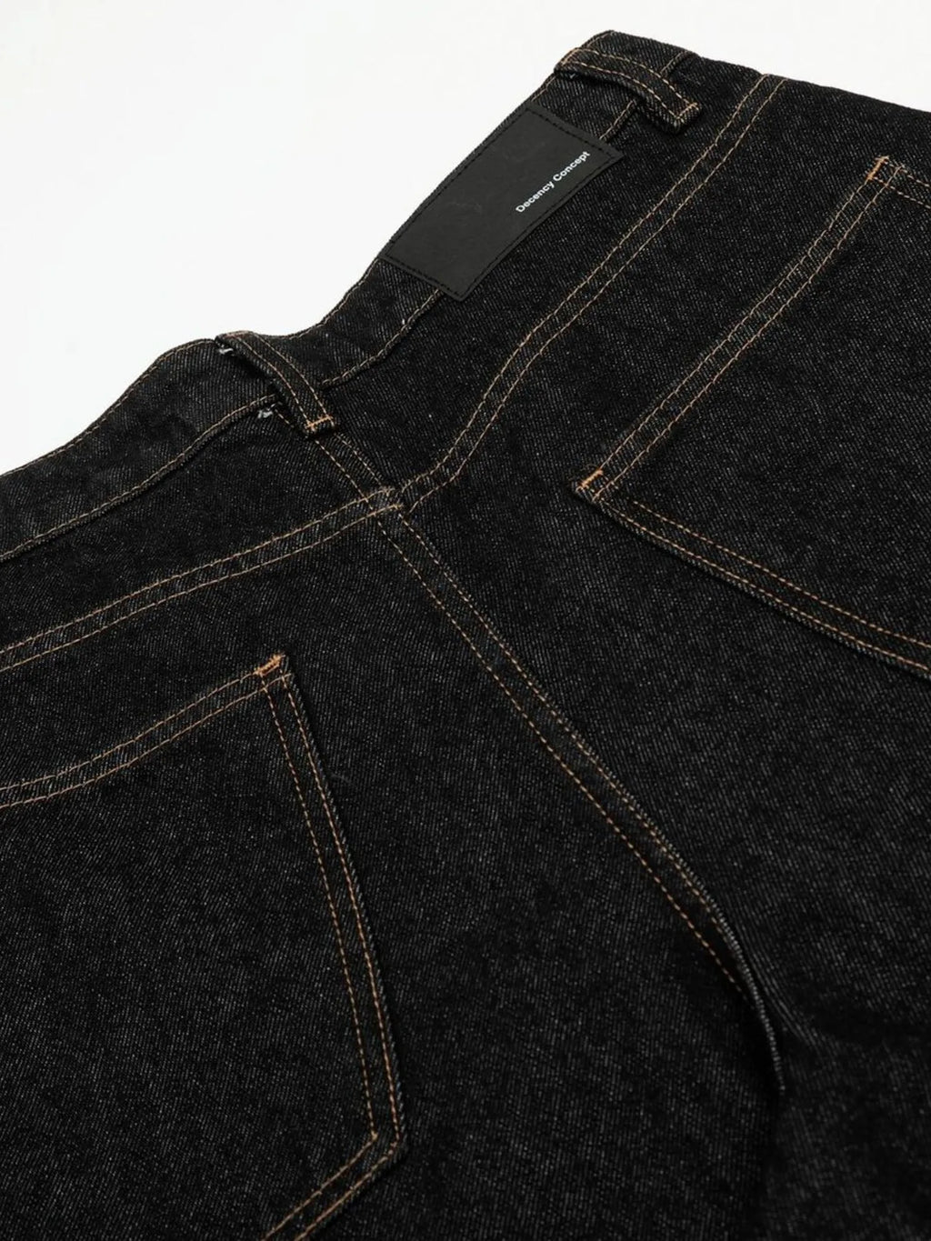 Men's Baggy Denim Shorts with Cuffed Hem