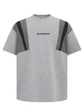 Men's Contrast Short Sleeve Oversized T-Shirt