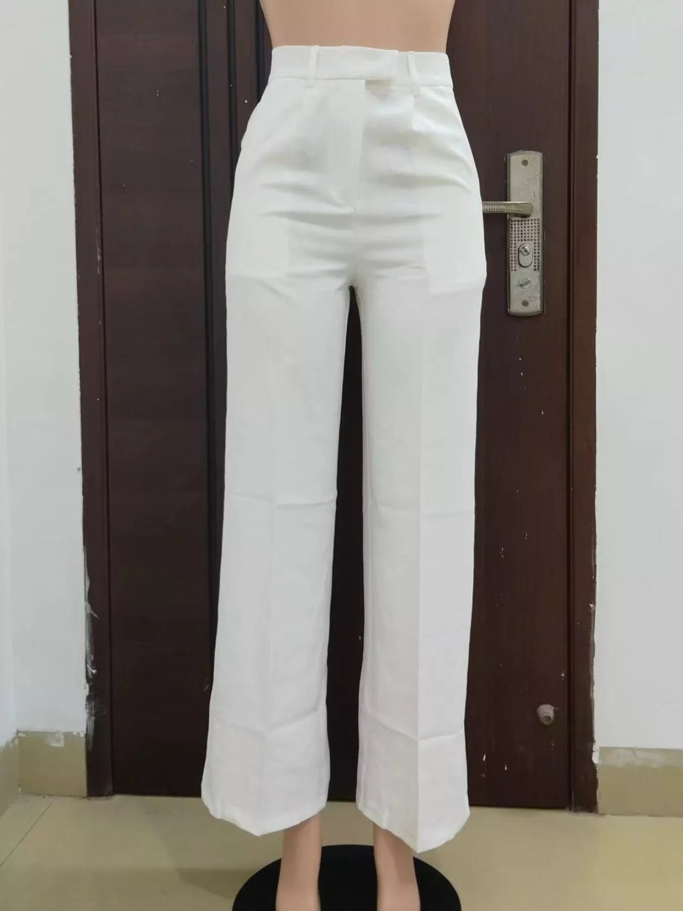 High-Waisted Wide-Leg Pants