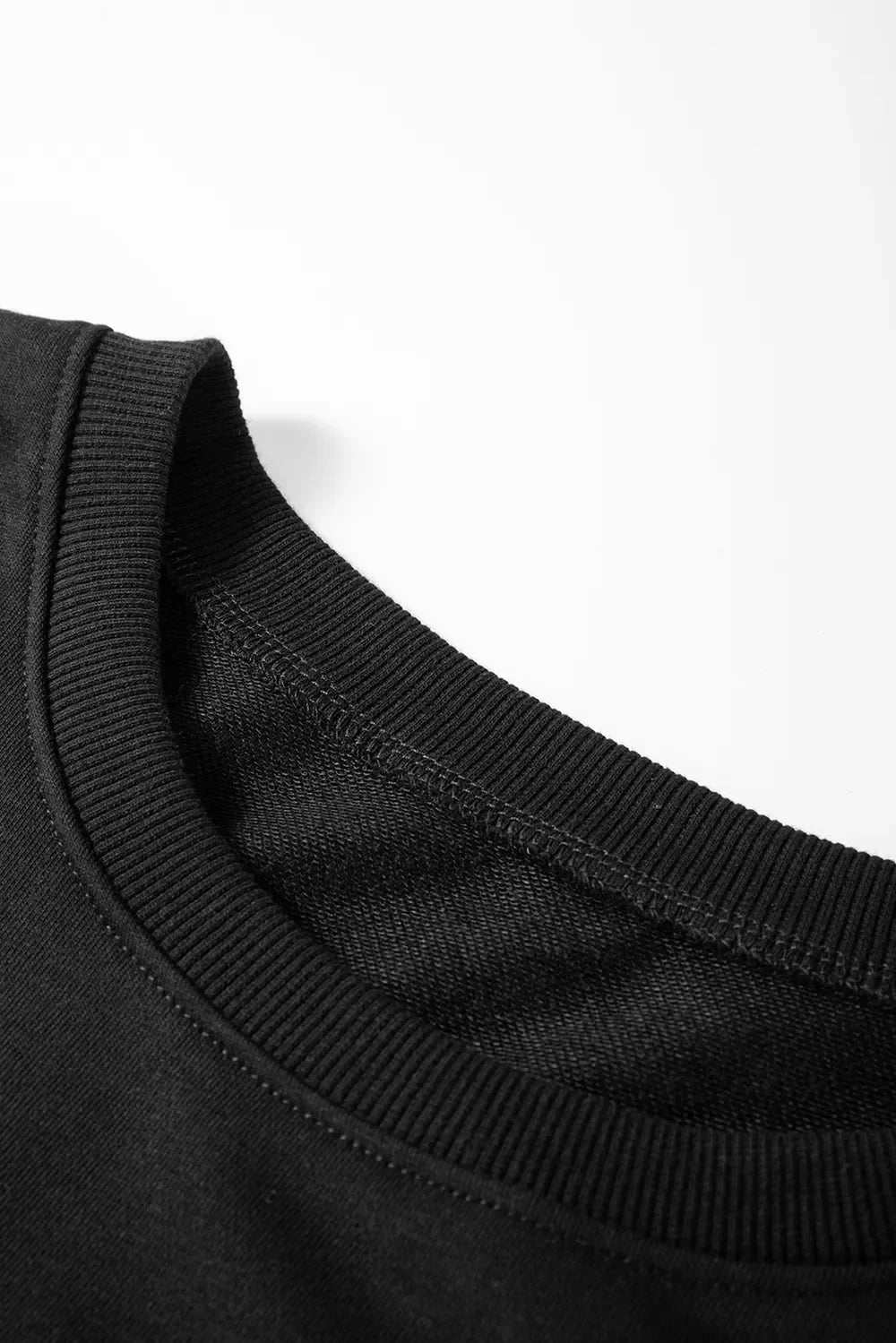 Contrast Stitches Detail Half Sleeve Blouse