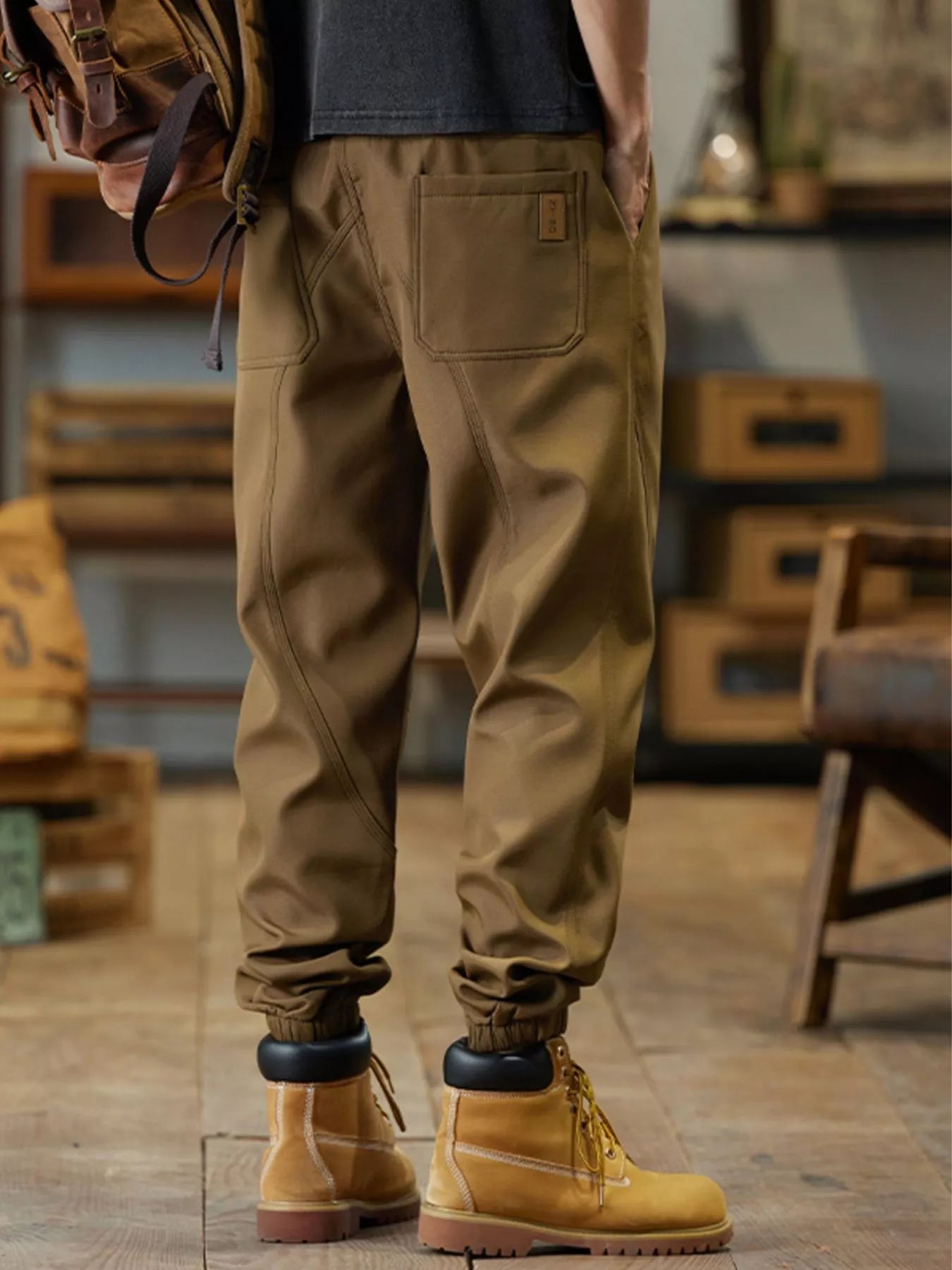 Men's Plus Size Casual Drawstring Joggers
