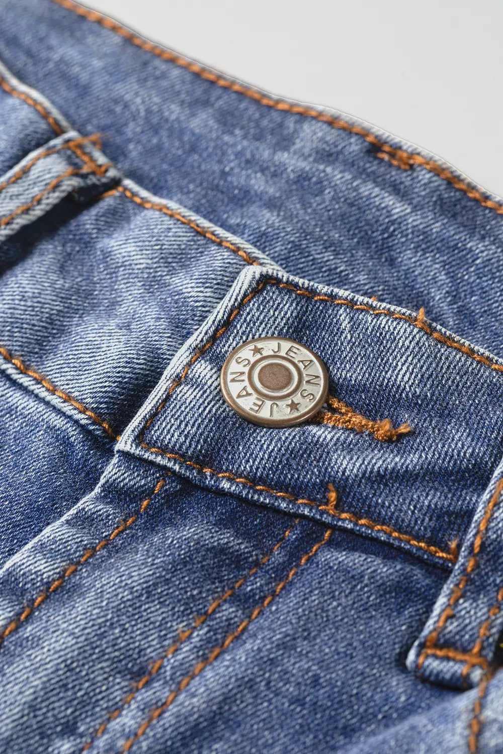 Embroidered Flare Leg Jeans