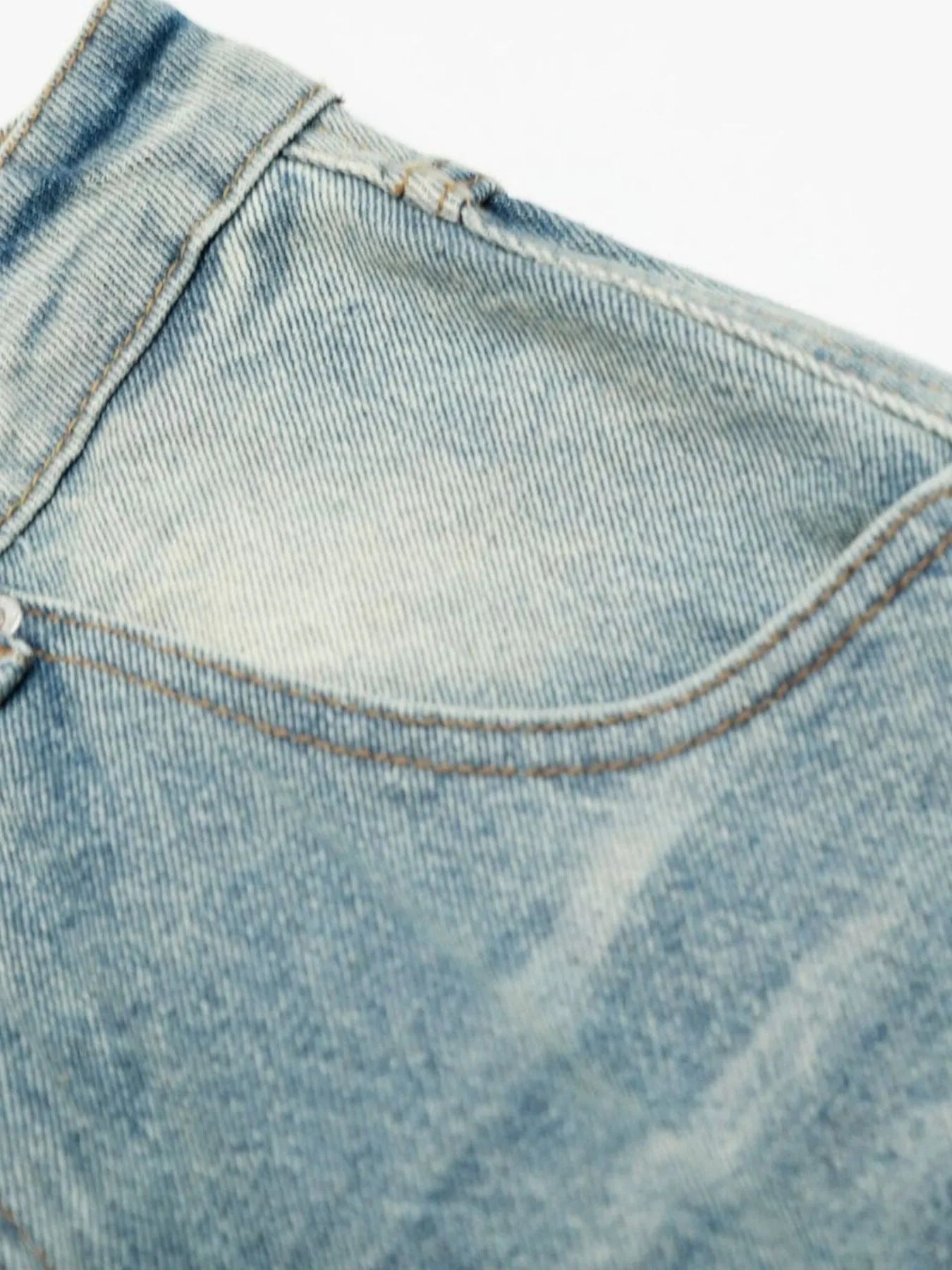 Men's Washed Wide Leg Baggy Jeans