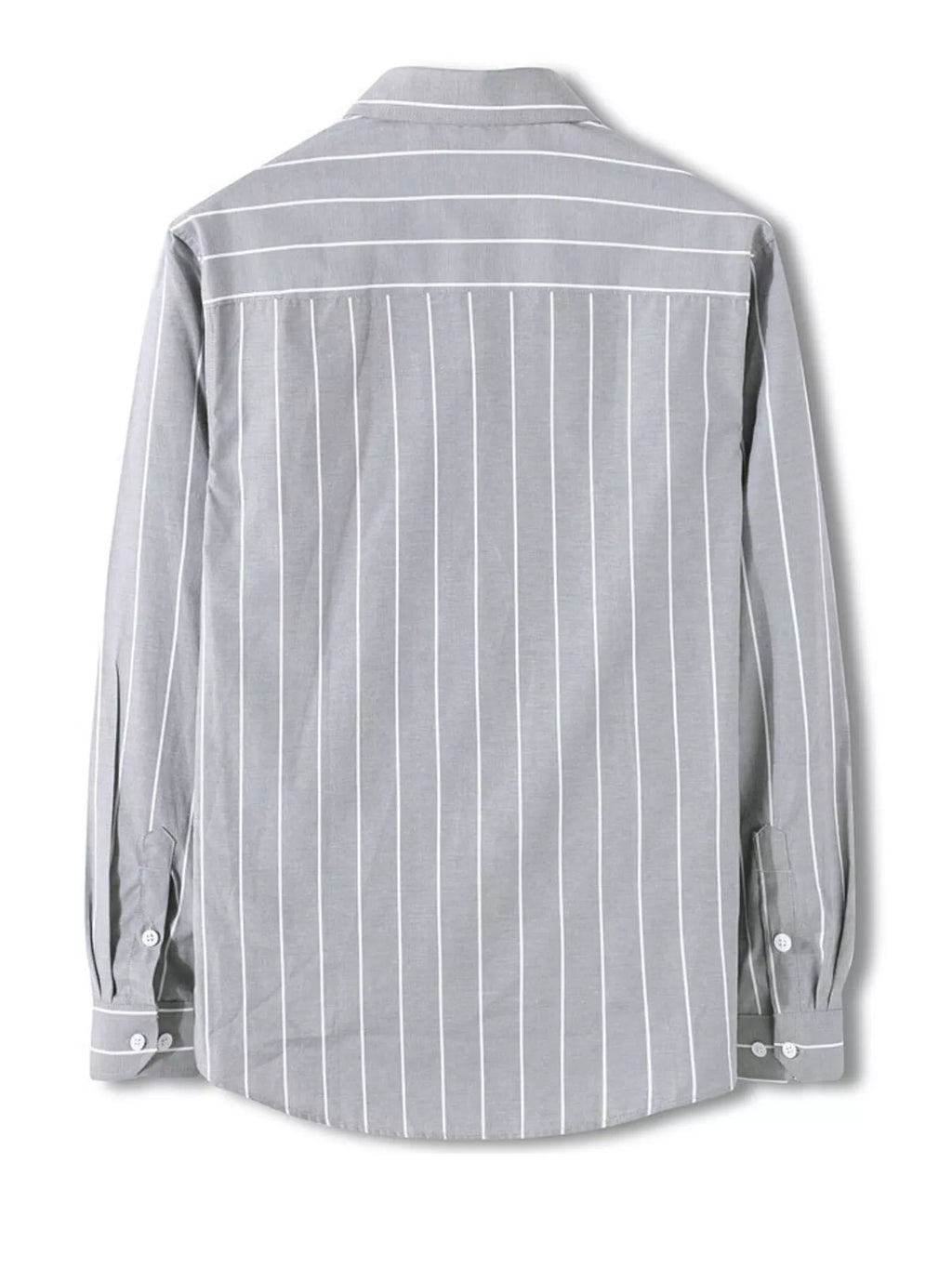 Men's Plus Size Classic Striped Long Sleeve Shirt