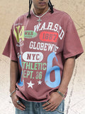Men's Graphic Round Neck Short Sleeve T-Shirt