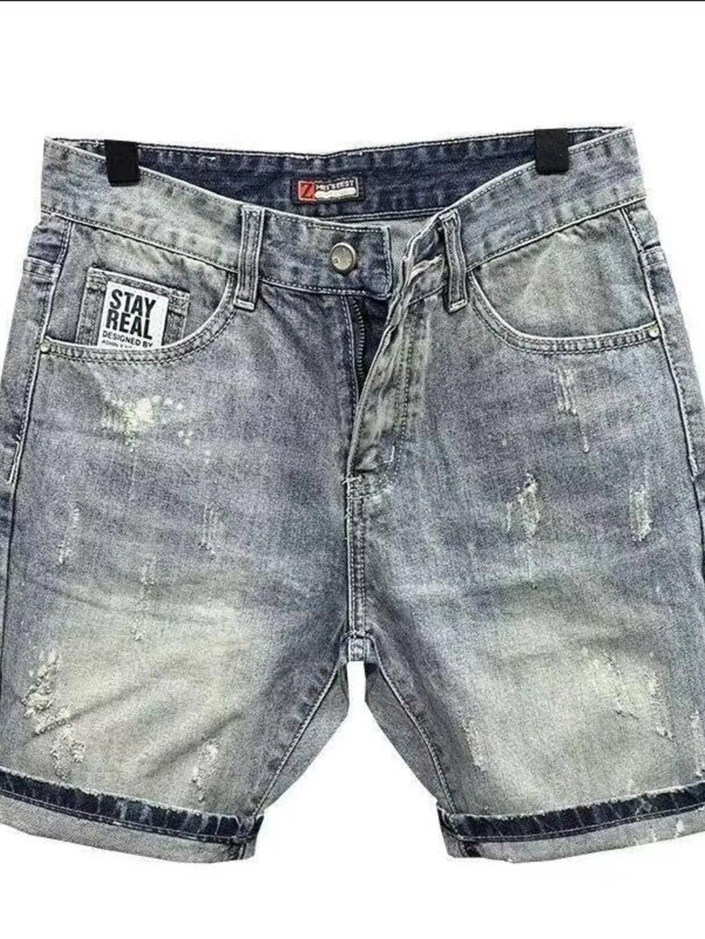 Men's Pocketed Denim Shorts