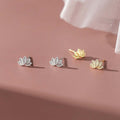 Lotus Flower Stud Earrings