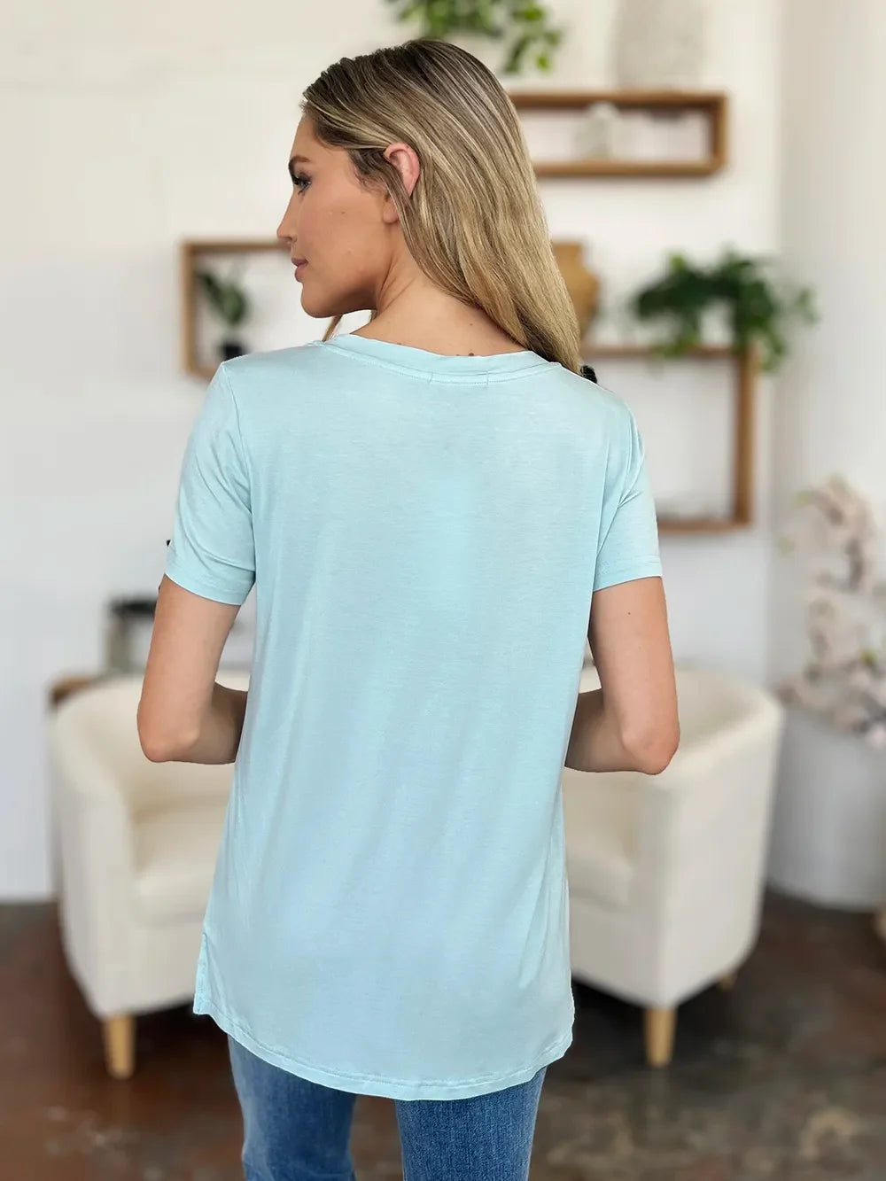 Basic Bae Bamboo Full Size  Round Neck Short Sleeve T-Shirt Plus Size