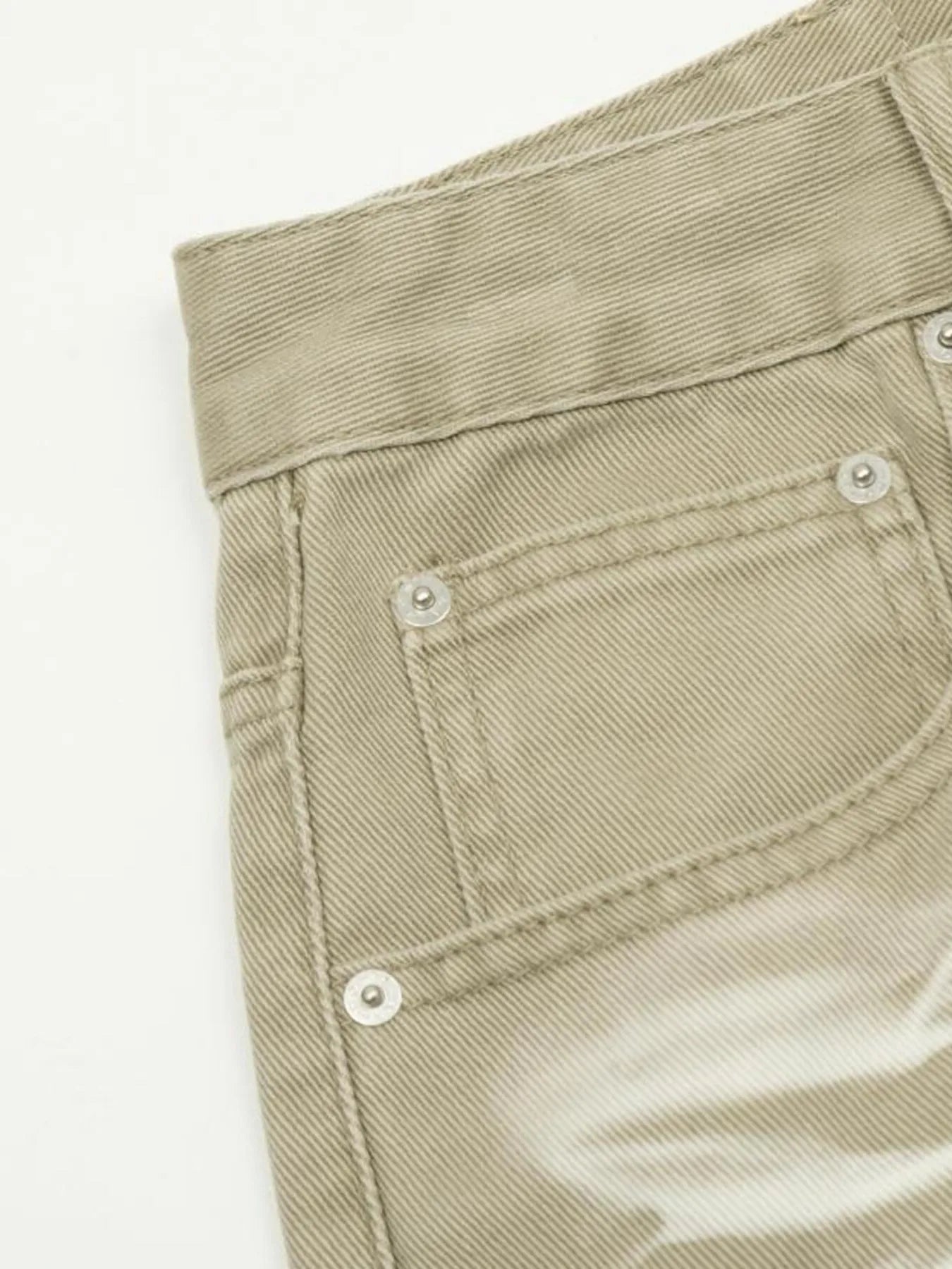 Men's Wide Leg Wash Jeans