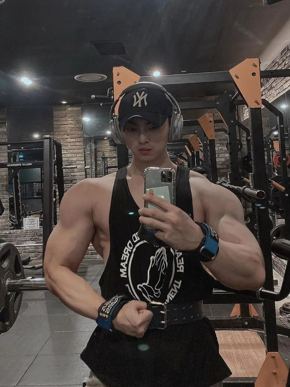 Men's Round Neck Graphic Tank