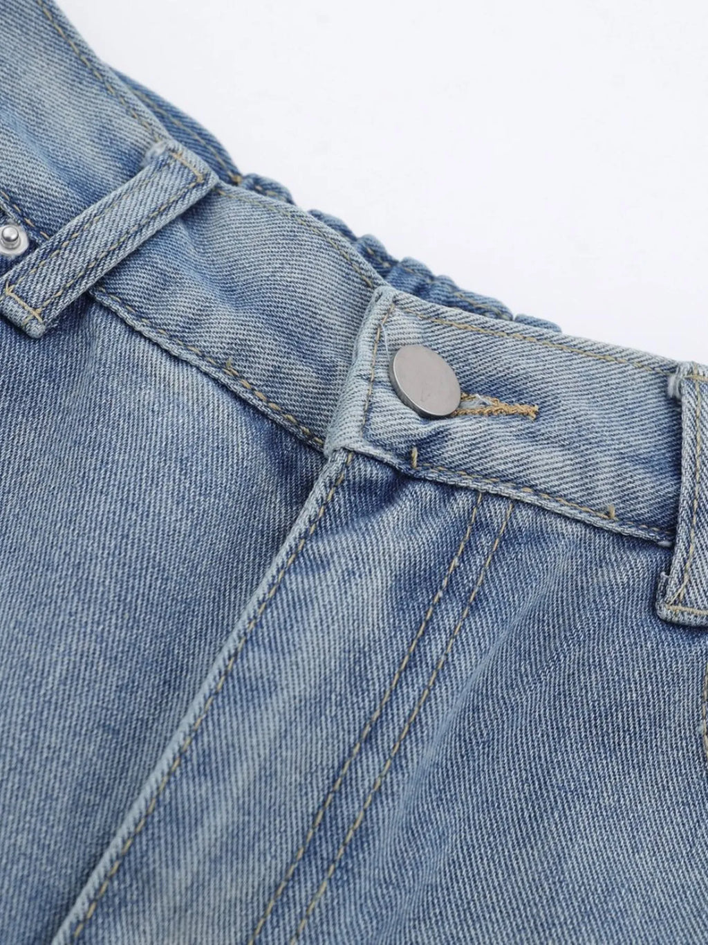 Men's High-Waist Wide Leg Relaxed Fit Jeans