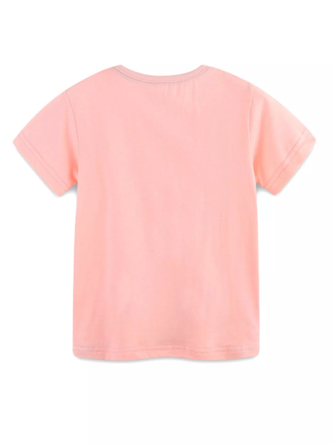 Children's Floral Print Crew Neck T-Shirt