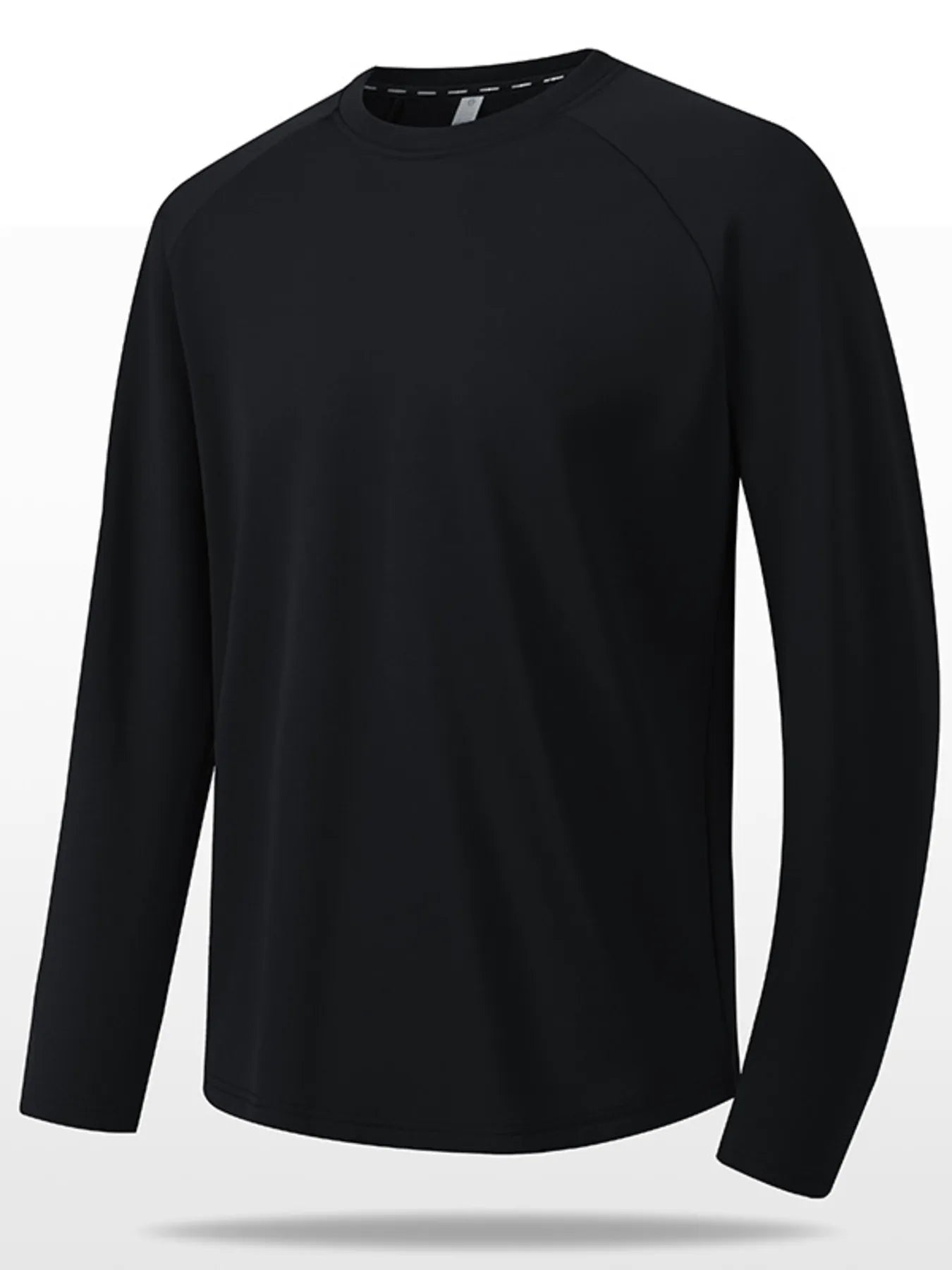 Men's Plus Size Round Neck Raglan Sleeve T-Shirt