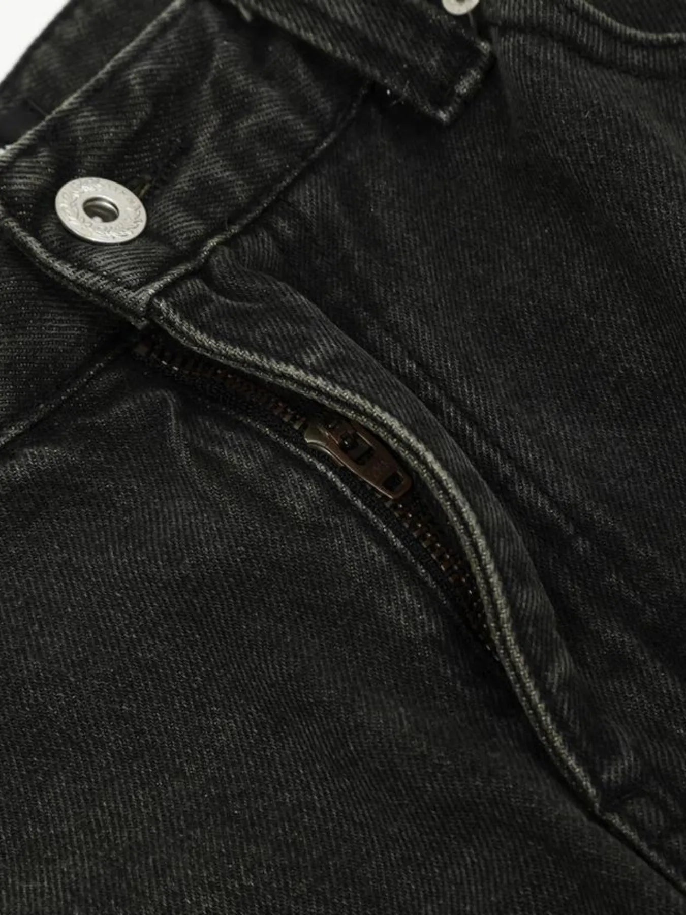 Men's Washed Wide-Leg Baggy Jeans