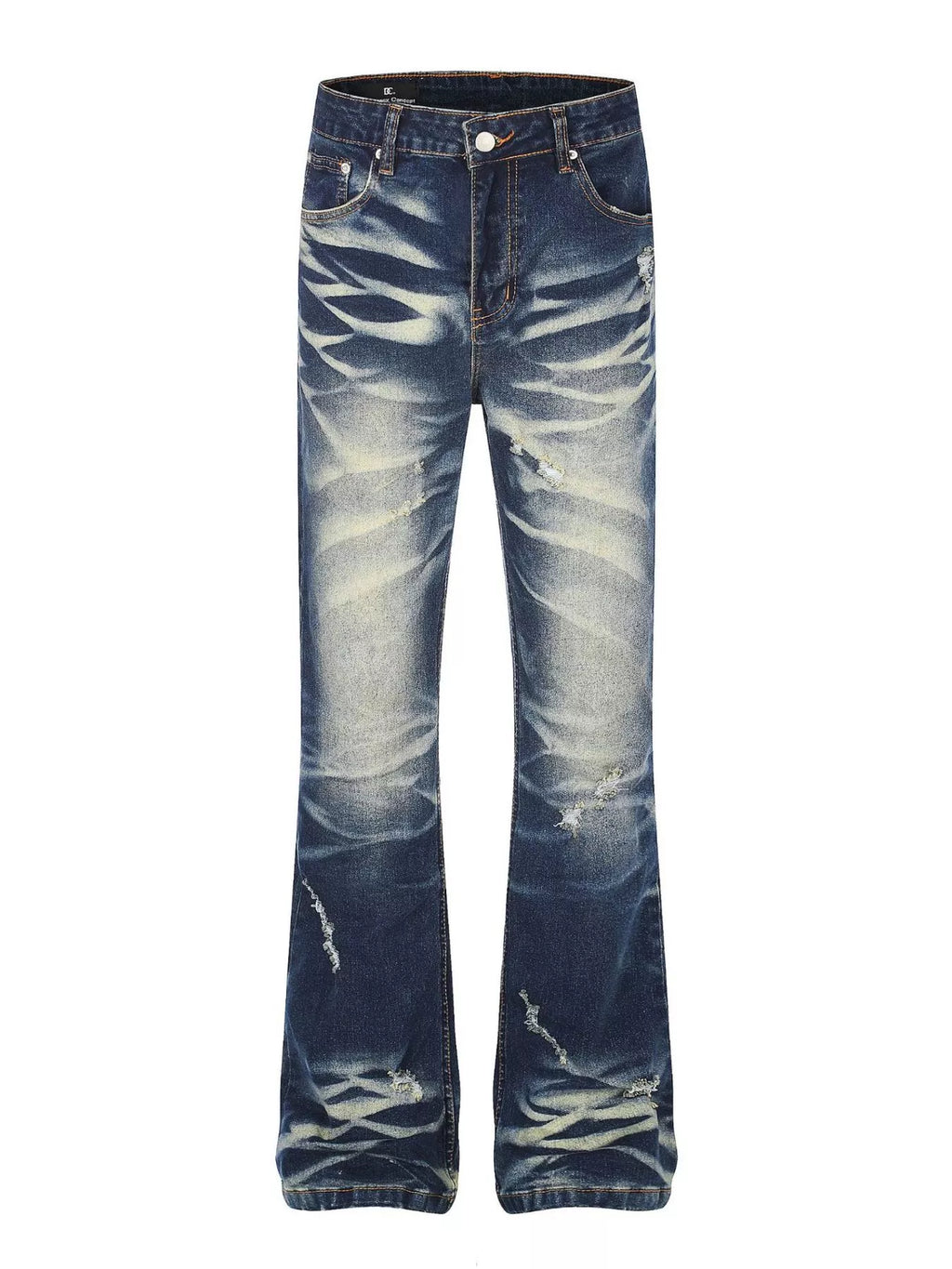 Men's Washed Flare Jeans