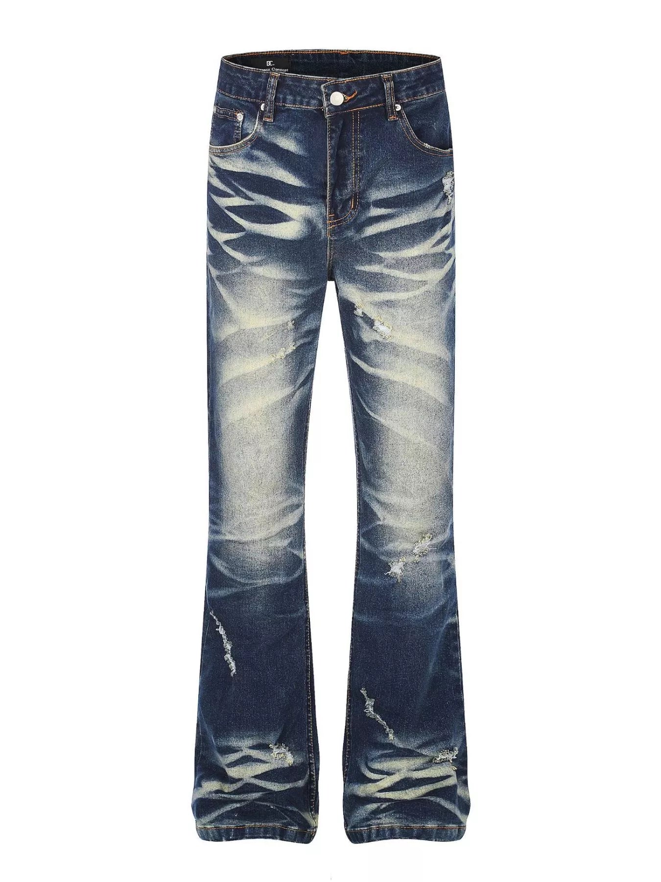 Men's Washed Flare Jeans