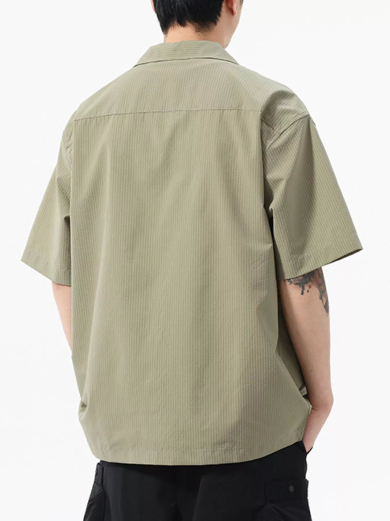 Men's Plus Size Casual Short Sleeve Shirt
