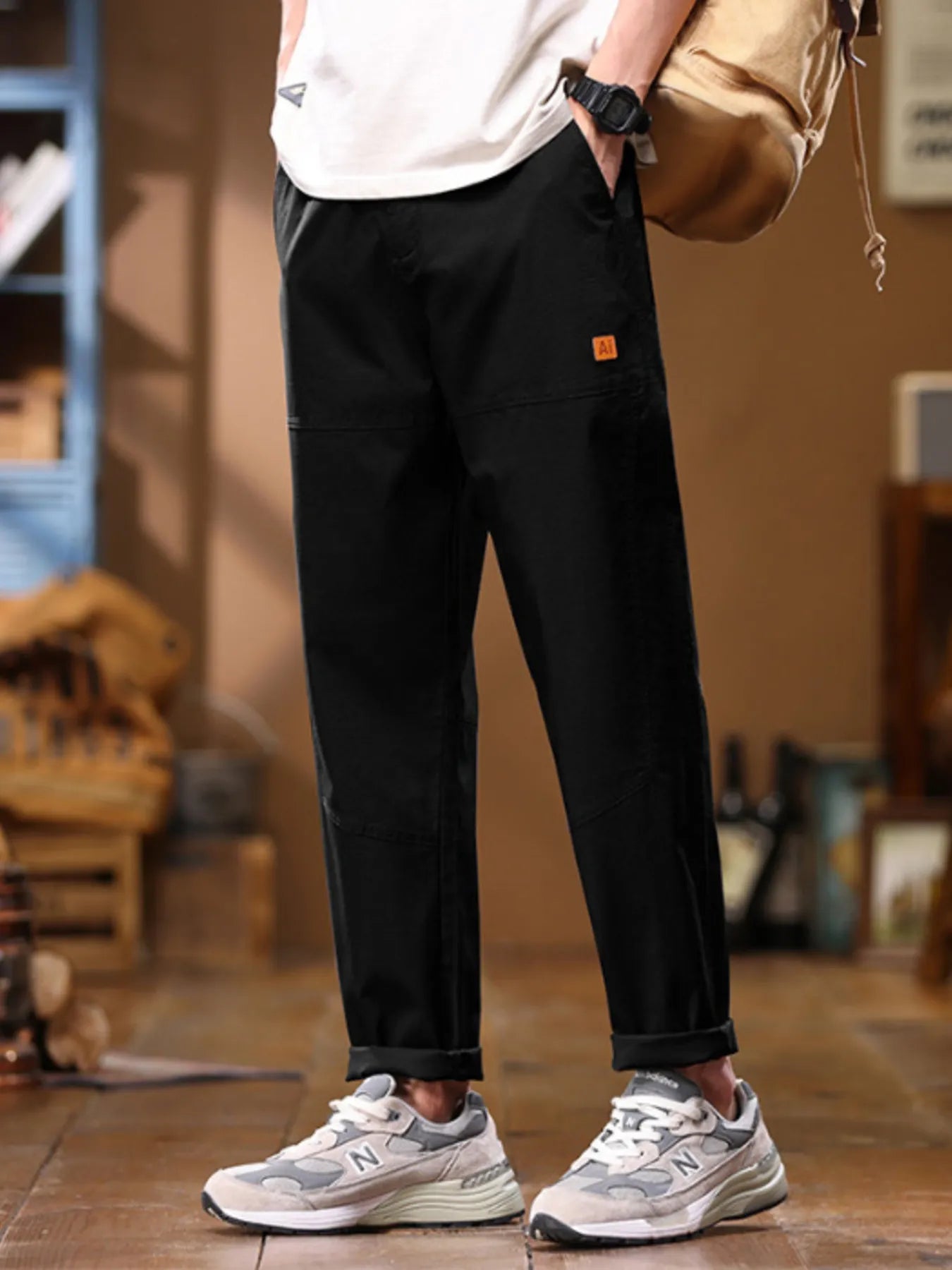 Men's Full Size Loose Fit Pants Plus Size